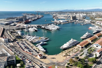 Vista aèria del Port de Tarragona.