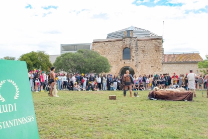 Exhibició de lluita de gladiadors a Constantí.