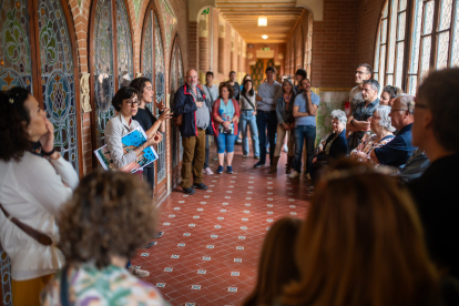 Visita al Pavelló 6è de l’Institut Pere Mata.