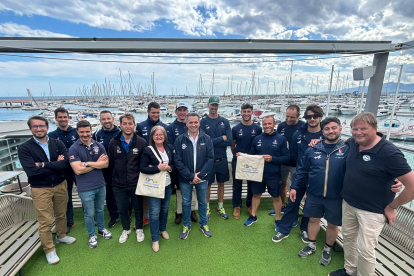 L'equip de vela francès Orient Express Racing Team a Cambrils.