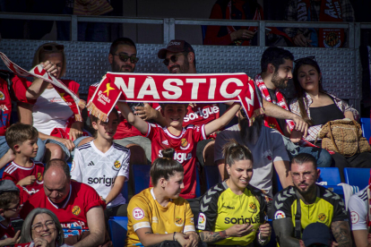 Imatge d'alguns aficionats granes desplaçats al Johan Cruyff.