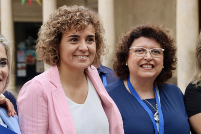 La candidata del PP a les eleccions europees, Dolors Montserrat, amb la regidora a Sant Sadurní d'Anoia, Carme Díaz