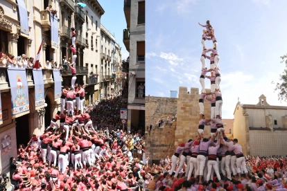 4de9 amb folre i pilar de la Vella per Sant Joan 2023 i 3de9 amb folre de la Jove dissabte passat a Tarragona