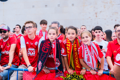 Imatges prèvies al partit entre el Nàstic i el Málaga