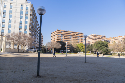 Imatge de l'actual il·luminació del Parc de la Ciutat.