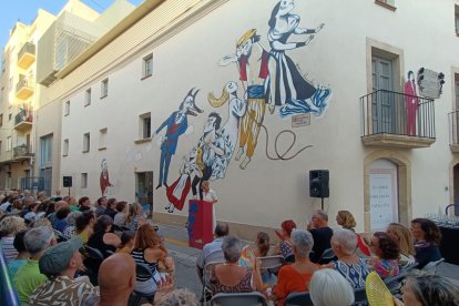 Inauguració del mural.