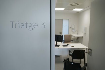 Imatge de la nova sala de triatge.