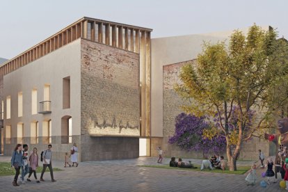 Render de l'exterior de Ca Padró.