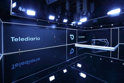 El nou plató dels 'Informatius' de RTVE, en una imatge cedida. (Horitzontal)