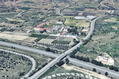 Zona de la futura connexió de l’autovia de Bellisens amb l’AP-7.