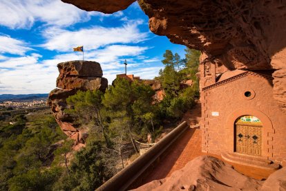 Imatge de l'ermita de Sant Gregori de Falset