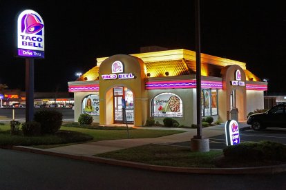 Imatge d'un restaurant Taco Bell.