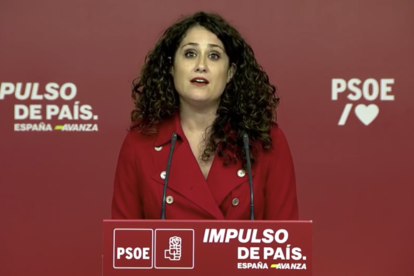 Enma López anuncia una querella del PSOE contra el PP per injúries i calúmnies.