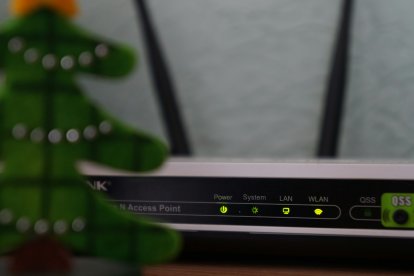 Imatge d'arxiu d'un router.