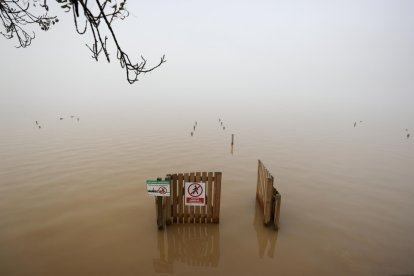 Vista general de l'embarcador de la Gola de Putxol de l'Albufera