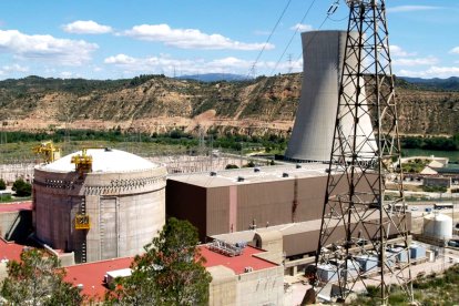 Imatge de la central nuclear d'Ascó