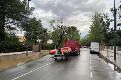 Imatge dels Bombers a la Móra.