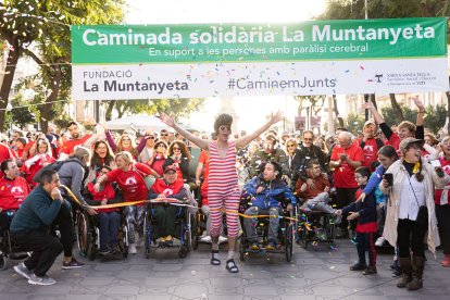 La meta de la 14a Caminada Solidària de La Muntanyeta