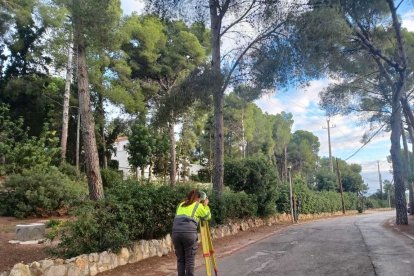 Obres al túnel de Roda de Berà.