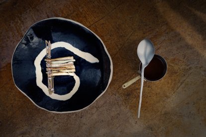 Imatge d'una elaboració del restaurant l'Antic Molí d'Ulldecona.