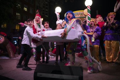 Encesa de llums de Nadal a Tarragona.