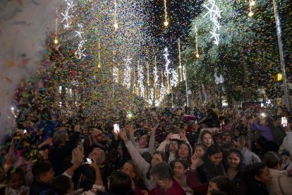 Encesa de llums de Nadal a Tarragona.