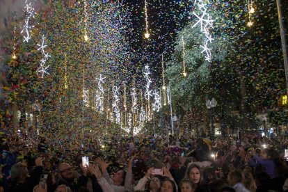 Encesa de llums de Nadal a Tarragona.