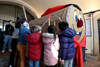 Imatge del Tió de Nadal del Morell.