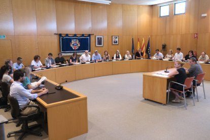 Imatge d’arxiu del ple municipal de l’Ajuntament de Cambrils.