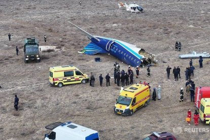 Imatge de l'avió accidentat.