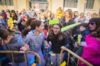 Imatge de la celebració de les campanades per als més petits de la casa a Corsini.