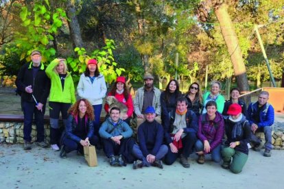 Membres del grup en el 59è dia del Camí de Muntanya de la FEEC, el passat mes de novembre.