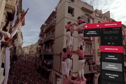 4de9 de la Colla Vella dels Xiquets de Valls.