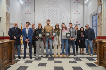 Rebuda als campions d’Espanya de pàdel.