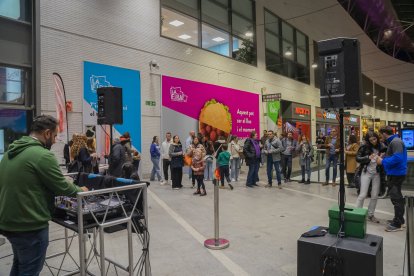 Fotografia del ‘Troba la Clau’ organitzat ahir a la Fira Centre Comercial Reus.