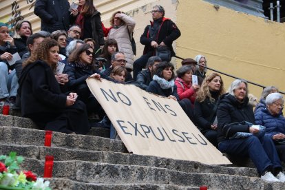 Imatge de la concentració a la Part Alta