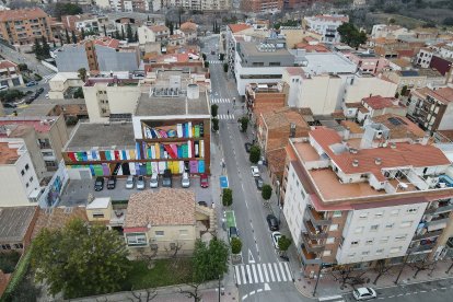 Imatge de l'avinguda Generalitat de la Pobla de Mafumet.