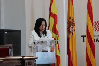 Imatge d'arxiu de la portaveu del Grup Municipal del PP de Tarragona, Maria Mercè Martorell.