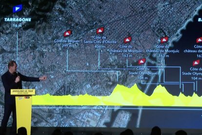 Imatge del circuit de l'etapa que comença a Tarragona.