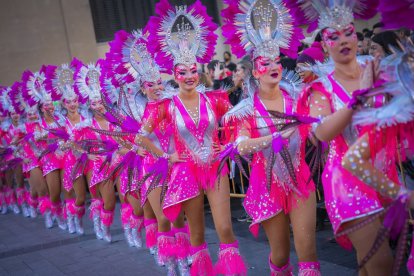 Entrada del Rei Carnestoltes i la Concubina a la plaça Corsini.