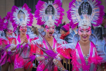 Entrada del Rei Carnestoltes i la Concubina a la plaça Corsini.