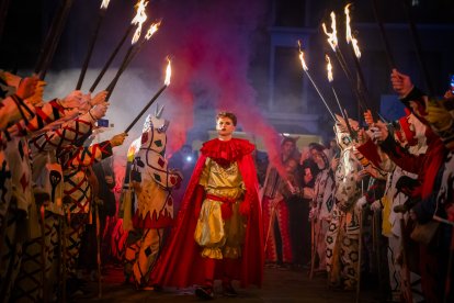 Imatge del pregó de Sa Majestat el Rei Carnestoltes de Reus.