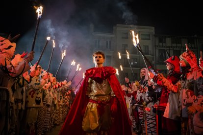 Imatge del pregó de Sa Majestat el Rei Carnestoltes de Reus.