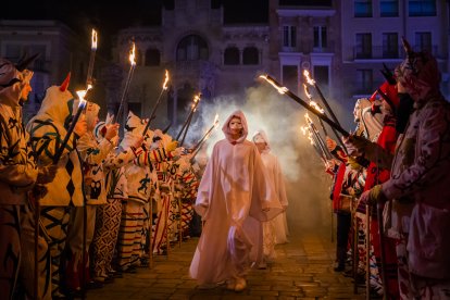 Imatge del pregó de Sa Majestat el Rei Carnestoltes de Reus.