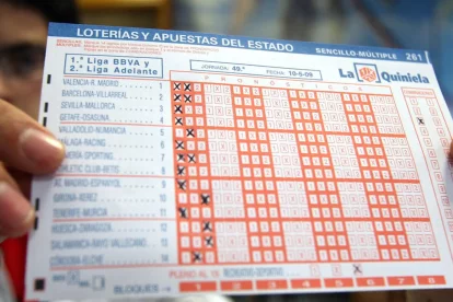 Imagen de archivo de una Quiniela.