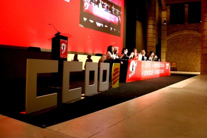 CCOO celebra el 9è congrés de Tarragona al celler cooperatiu de Vila-seca