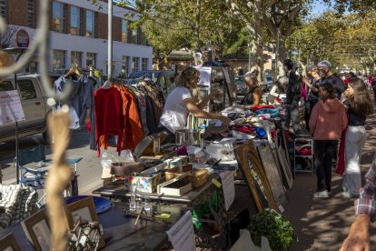 Imatge de la cinquena edició del Mercat de segona mà del Morell.