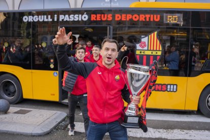 Celebración Reus Deportiu de hockey.