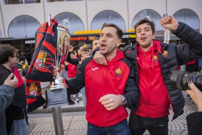 Celebración Reus Deportiu de hockey.