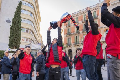 Celebración Reus Deportiu de hockey.